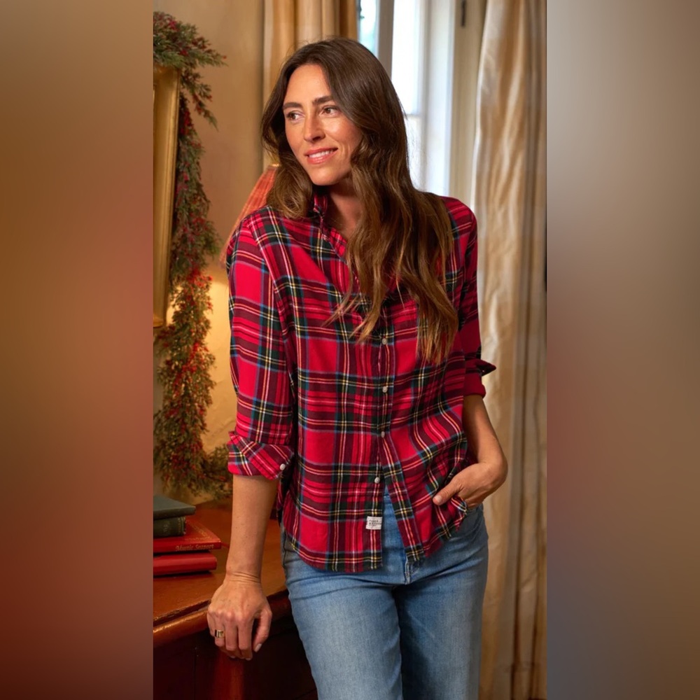 Frank & Eileen Red Plaid Button-Down Shirt